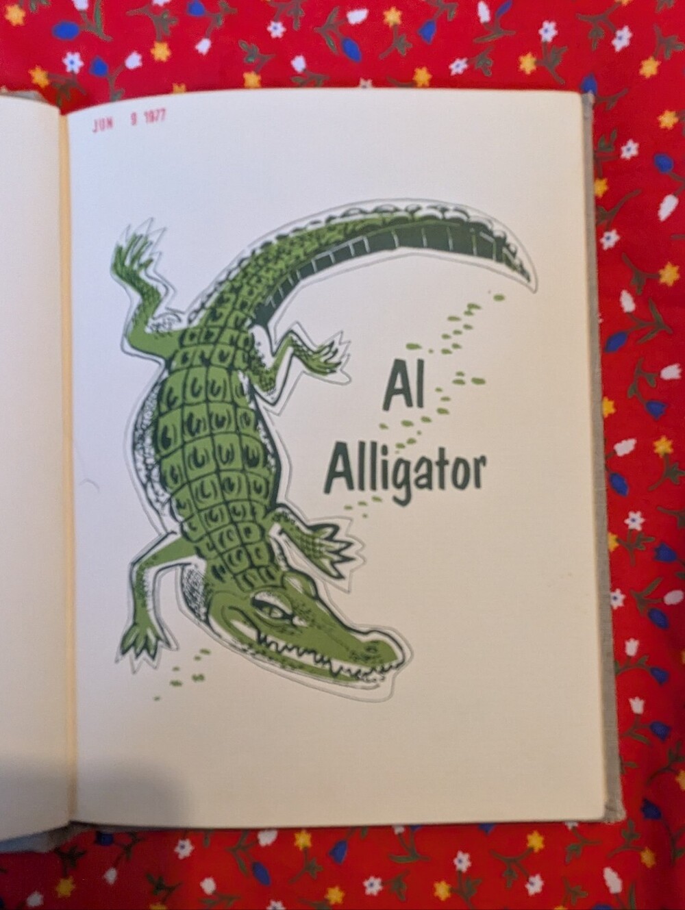 1953 Al The Alligator Book Midcentury Modern Artwork